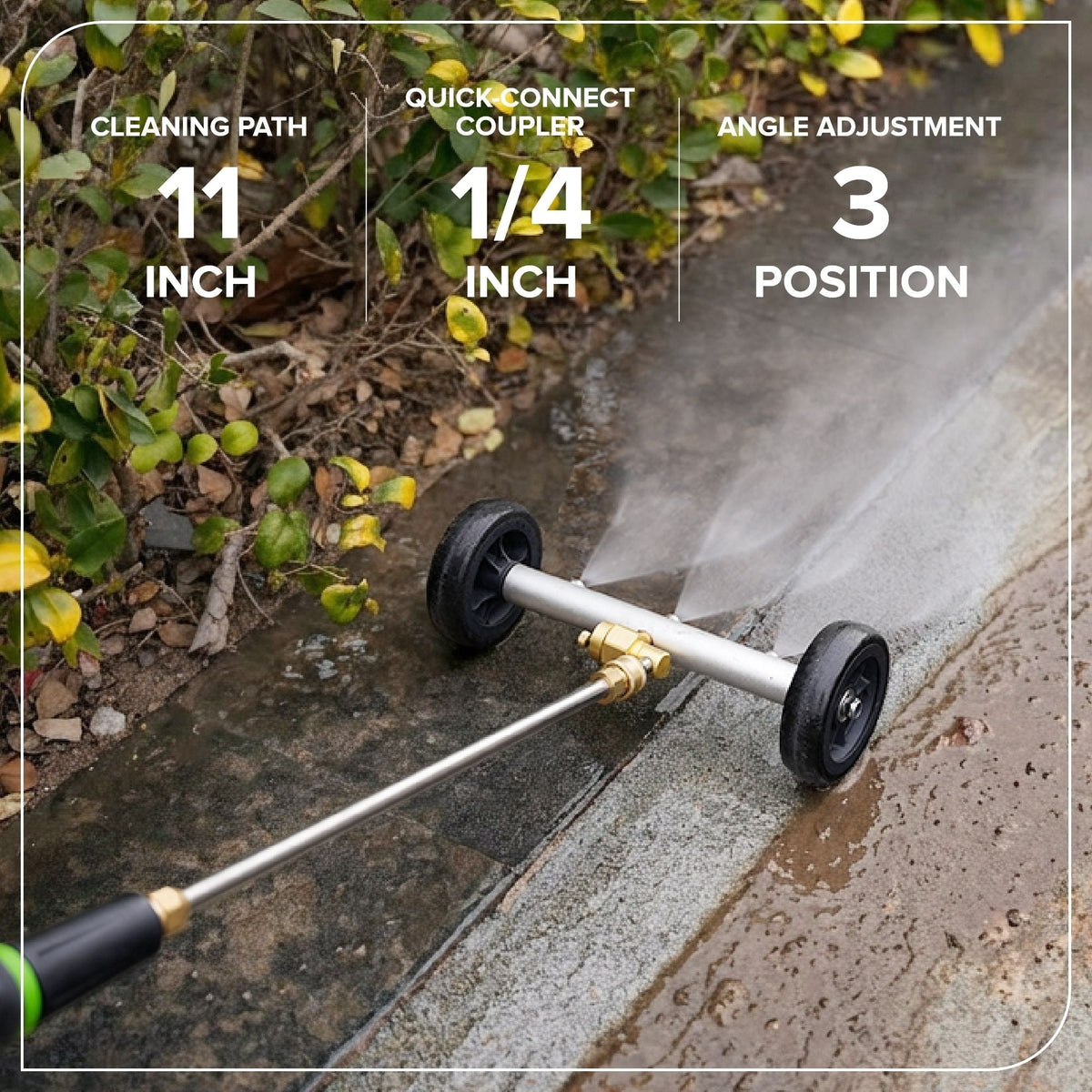 2-in-1 Water Broom & Undercarriage Cleaner, Pressure Washer Attachment Y5C9 - product image 5