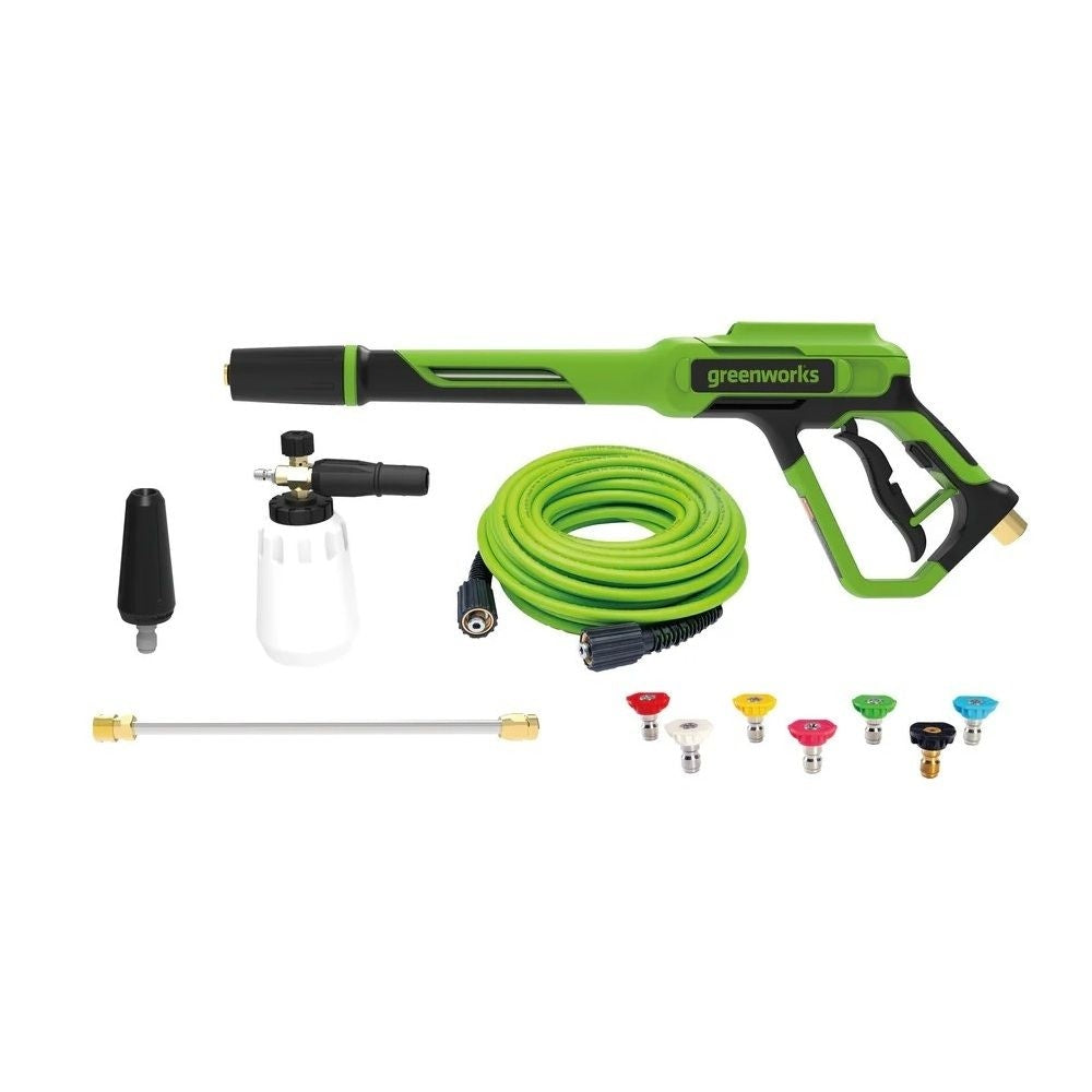 Deluxe Metal Gun & Hose Kit, Includes 7-Piece Nozzle Kit, Turbo Nozzle & Foam Cannon L2F5 - product image 1