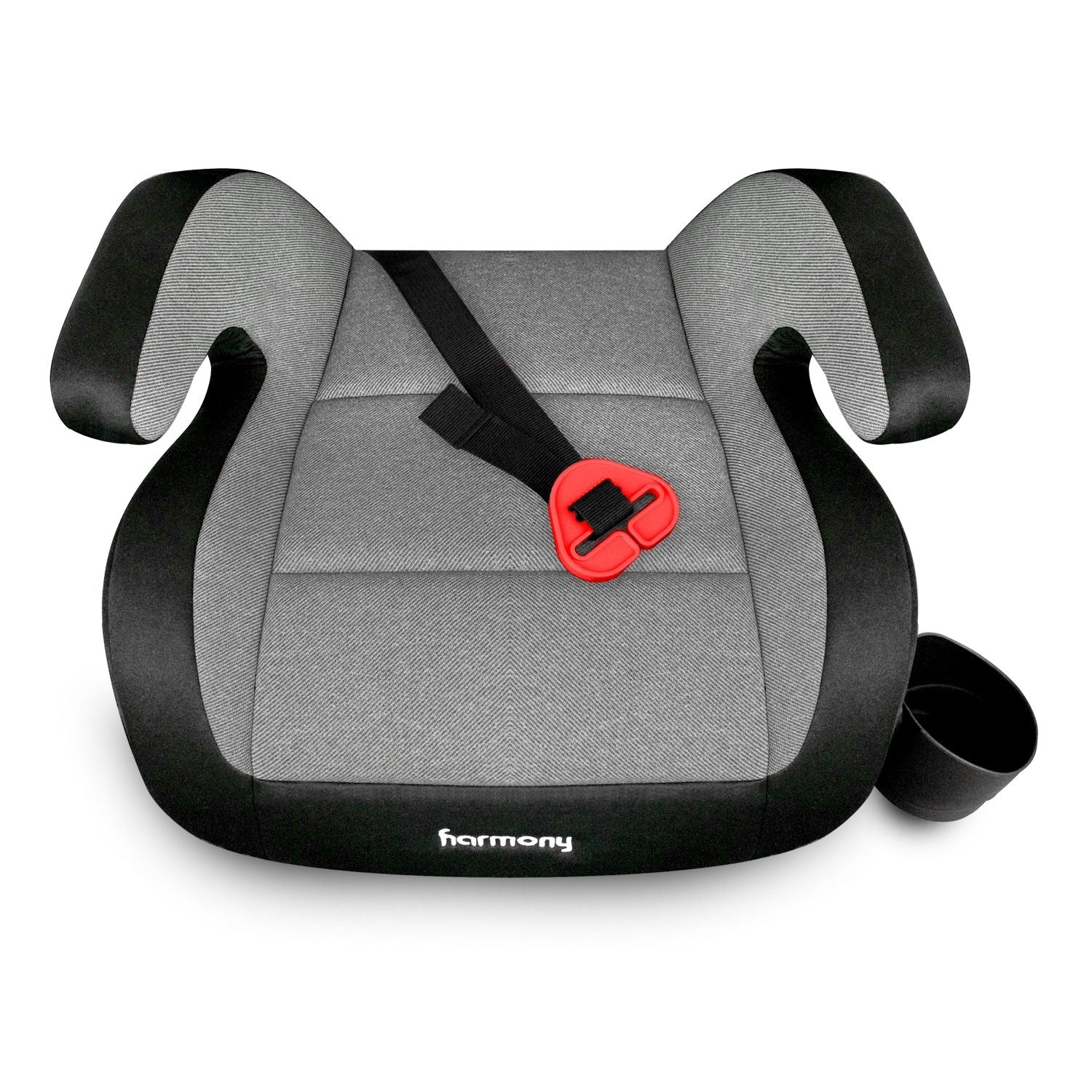 Journey Deluxe Backless Booster Car Seat, Heather Grey H8O8 - product image 1