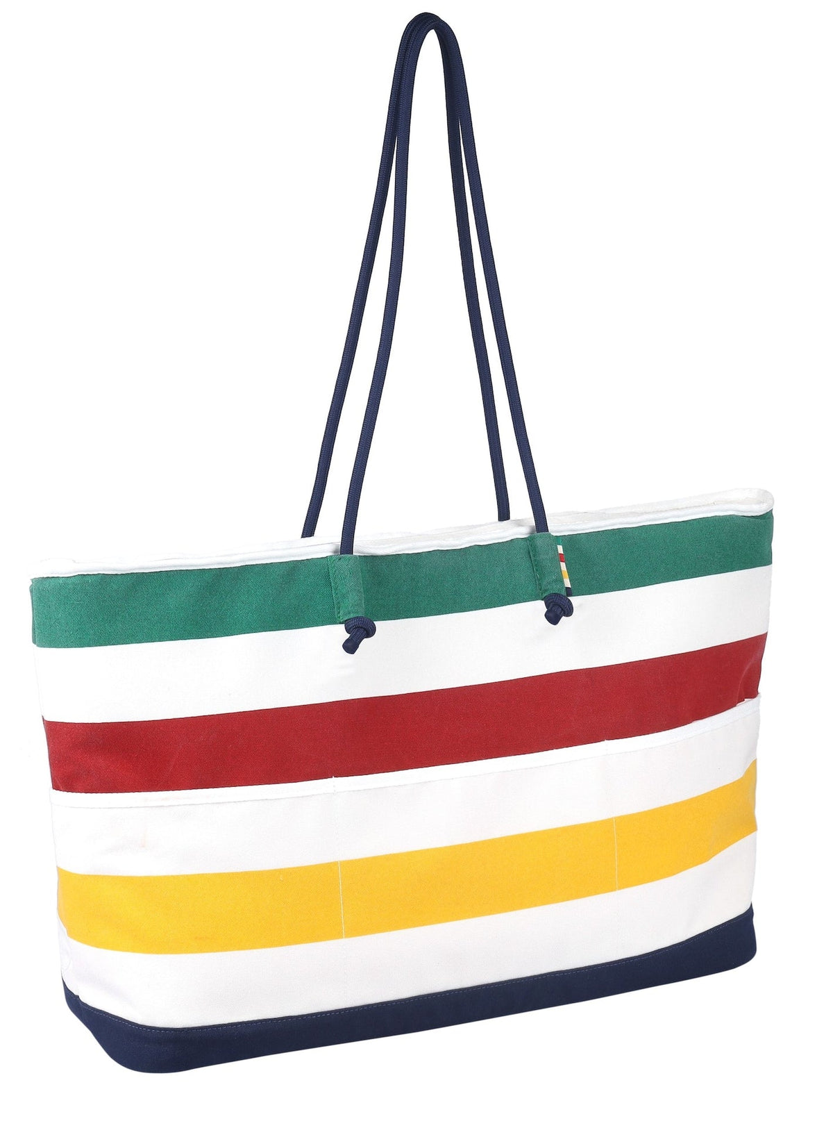 Bay Stripes Insulated Canvas Cooler Bag, Navy F5A4 - product image 1