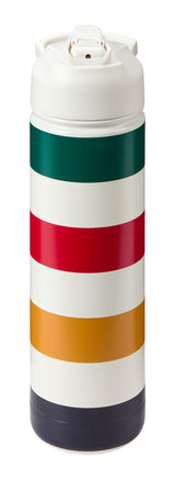 Bay Stripes Signature Water Bottle, 26-oz, White D5B8 - product image 1