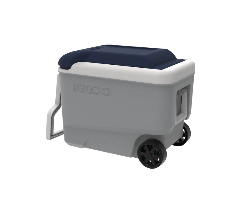 Maxcold Latitude Roller Cooler, 38-L, Grey/Blue X0K8