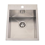 1-Hole/1-Bowl Dual Mount Stainless Steel Sink J7Q5 - product image 1