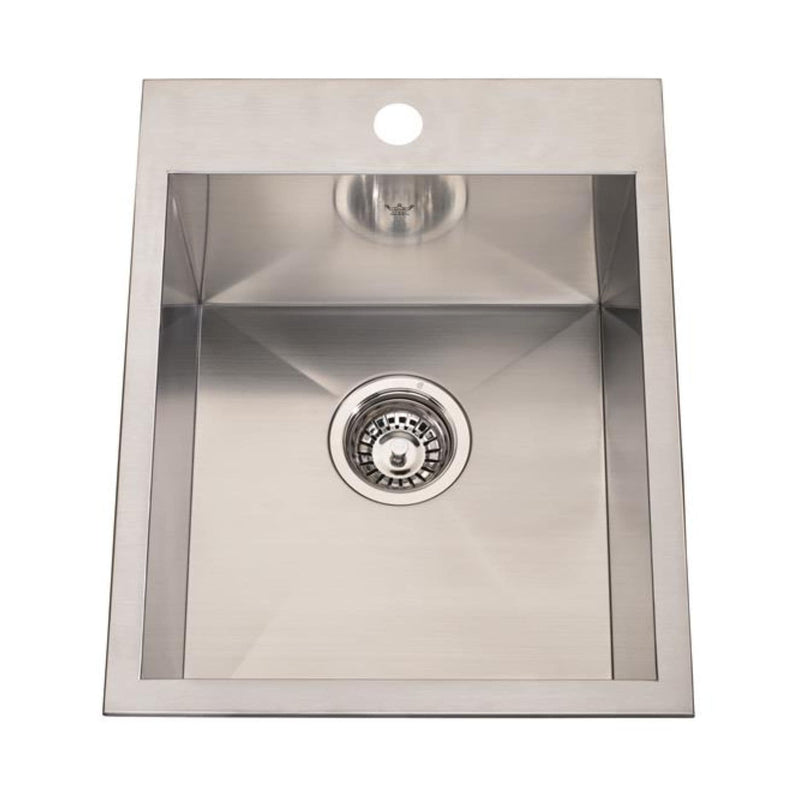 1-Hole/1-Bowl Dual Mount Stainless Steel Sink J7Q5