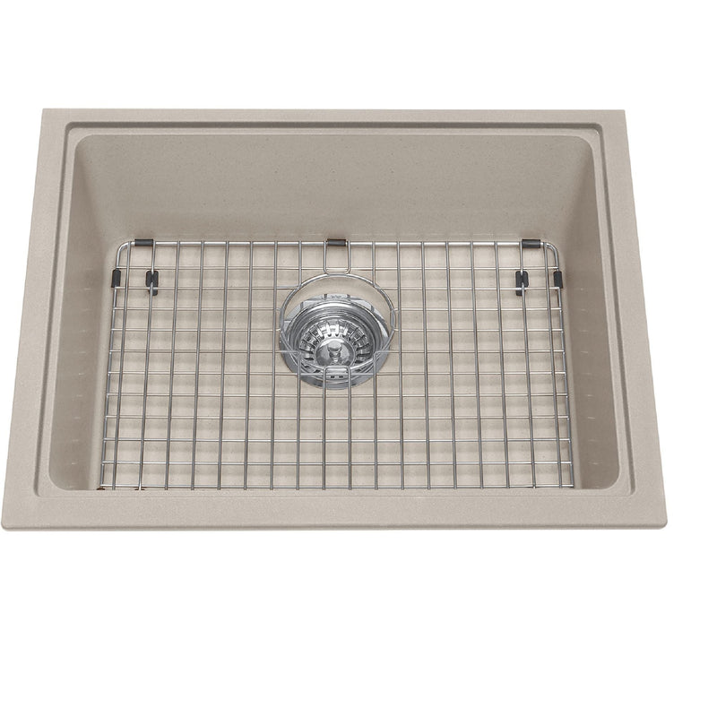 Mythos Kitchen Granite Undermount Single Sink, 23-in N3D2