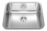 Steel Queen Undermount Single Bowl Kitchen Sink, 19.75-in x 17.75-in x 8-in, Stainless Steel X3F4 - product image 1