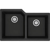 Urban Undermount Granite Double Bowl Kitchen Sink, 30.69-in x 19.69-in x 8.63-in, Onyx K3E3 - product image 1