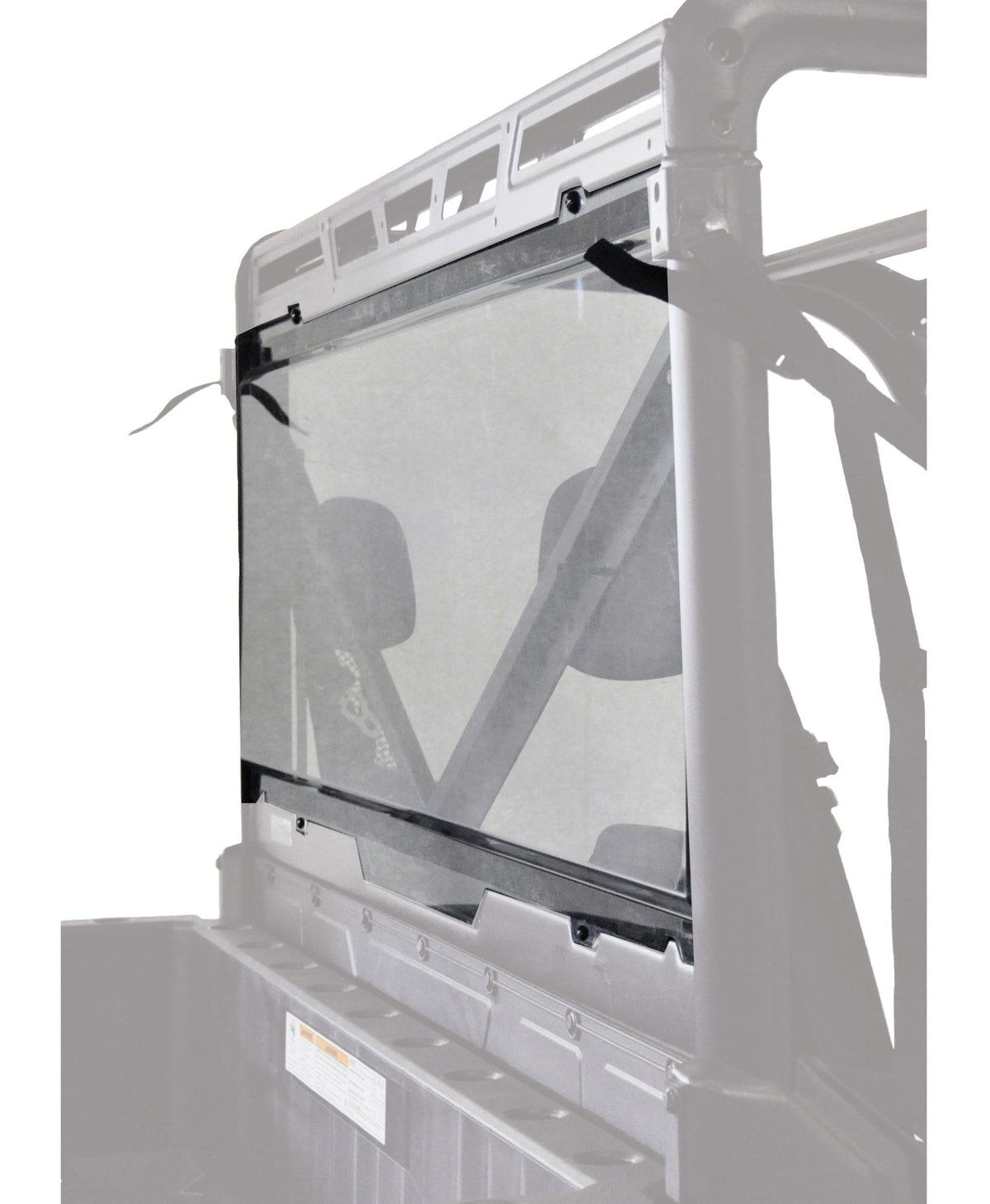 2624 Rear Panel UTV Windshield for Polaris Ranger XP900 (Profile Tubing), Clear Y2D1 - product image 1