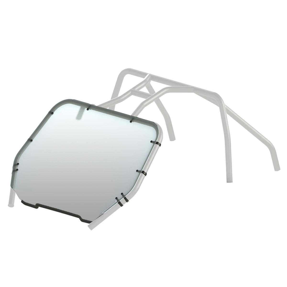 Uncoated Full Fixed Windshield, Arctic Cat Wild Cat P2A0 - product image 1
