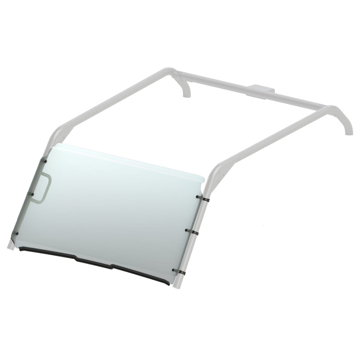 Uncoated Full Fixed Windshield, John Deer RSX850i G9B0 - product image 1