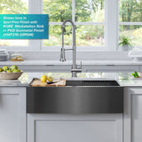 Britt Commercial Style Pull-Down Single Handle Kitchen Faucet, Matte Black A1X3 - product image 8