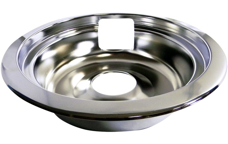 62469 Universal Stove Drip Pan with Trim Ring, Bright Chrome, 6-in K3X1