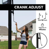 In-Ground Crank Adjust Bolt Down Outdoor Basketball Hoop, 50-in A5G9 - product image 4
