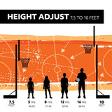 Mommoth Bolt Down Basketball Hoop with 72-in Tempered Glass A0Y0 - product image 2