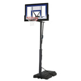 Portable Adjustable Basketball Backboard, Hoop & Net System, 48-in G7Z6 - product image 1