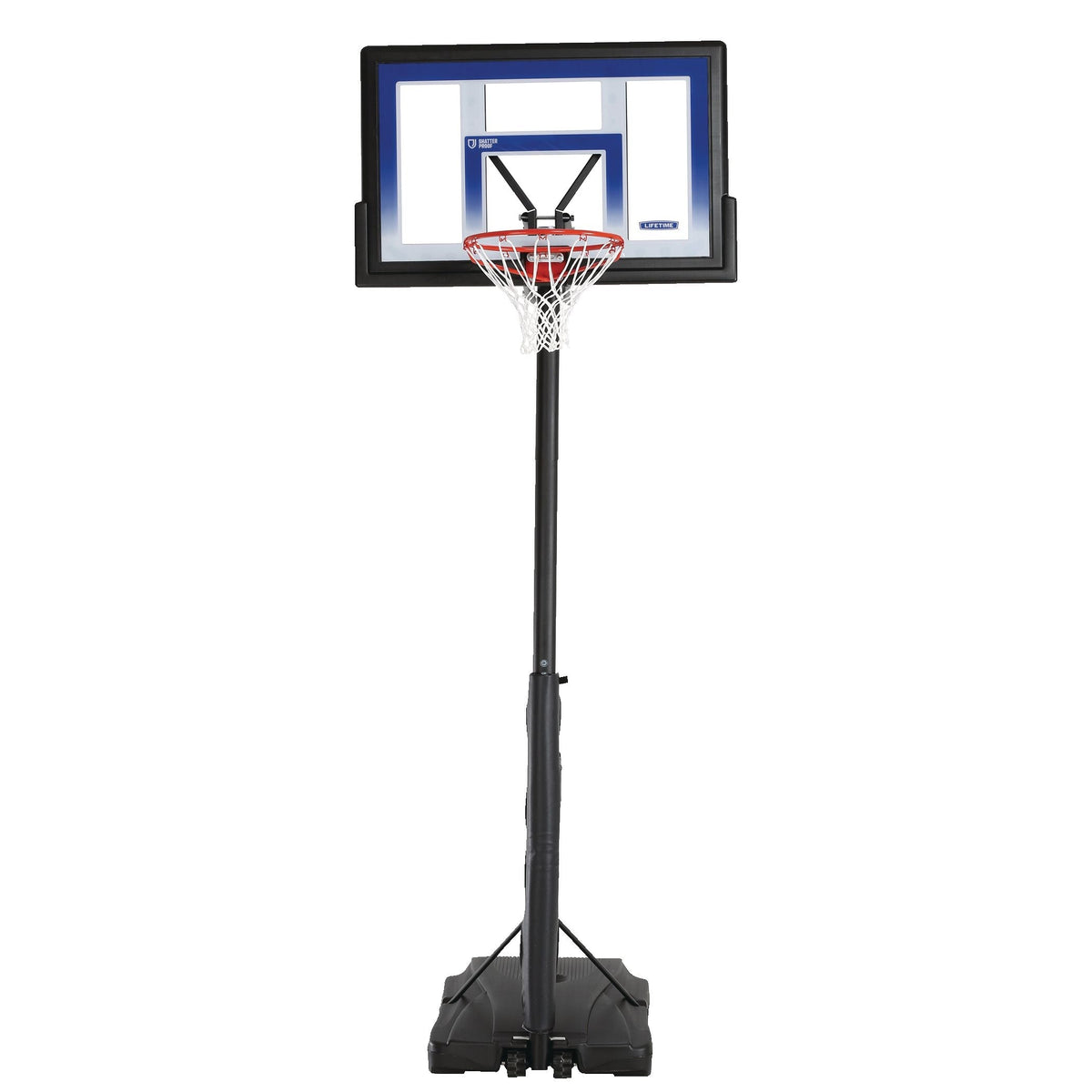 Portable Adjustable Basketball Backboard, Hoop & Net System, 48-in G7Z6 - product image 2