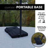 Portable Adjustable Basketball Backboard, Hoop & Net System, 50-in F0W4 - product image 6