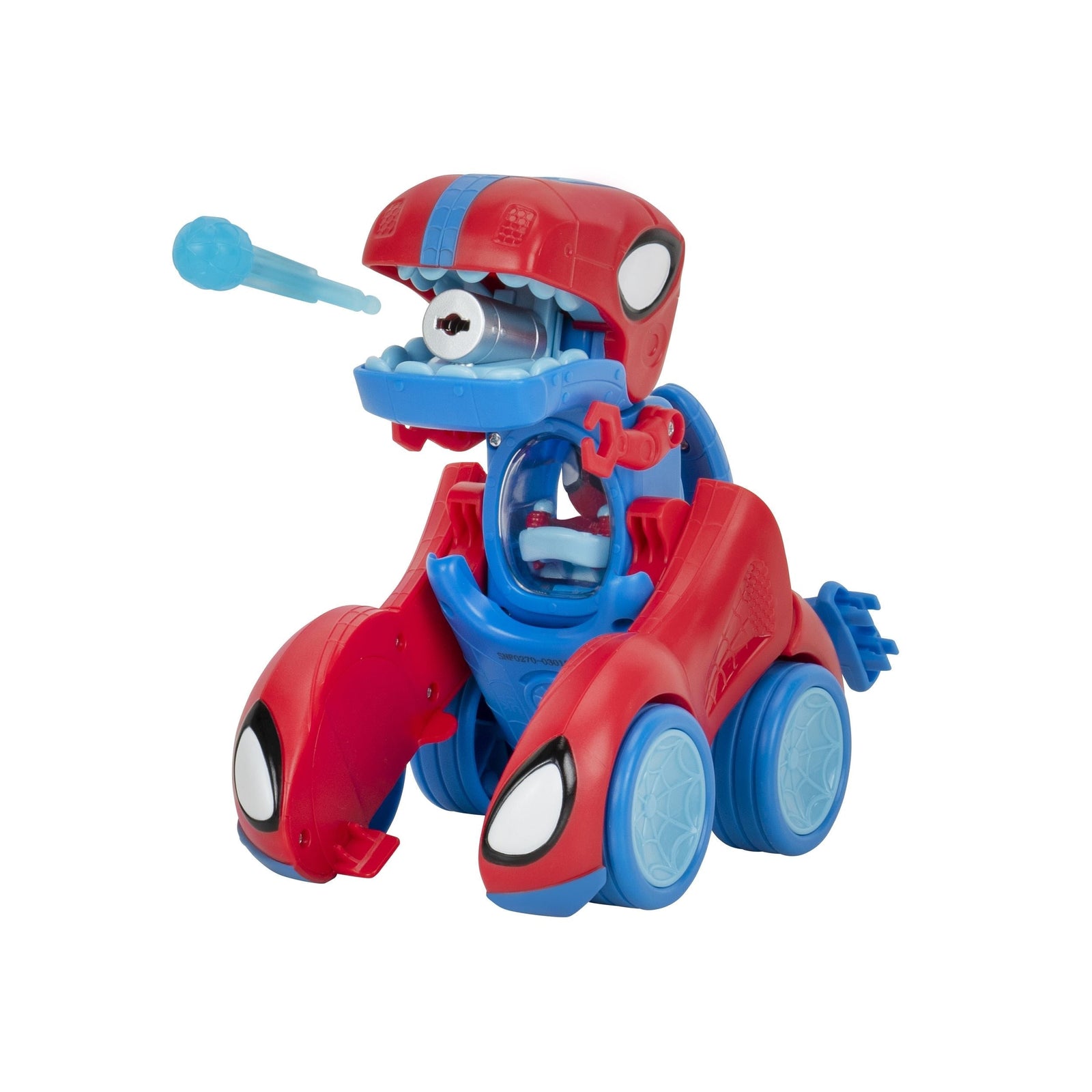 Spidey & His Amazing Friends Spidey-Rex Racer Vehicle, 2-in-1, Darts Included, Ages 3+ J2B0 - product image 7