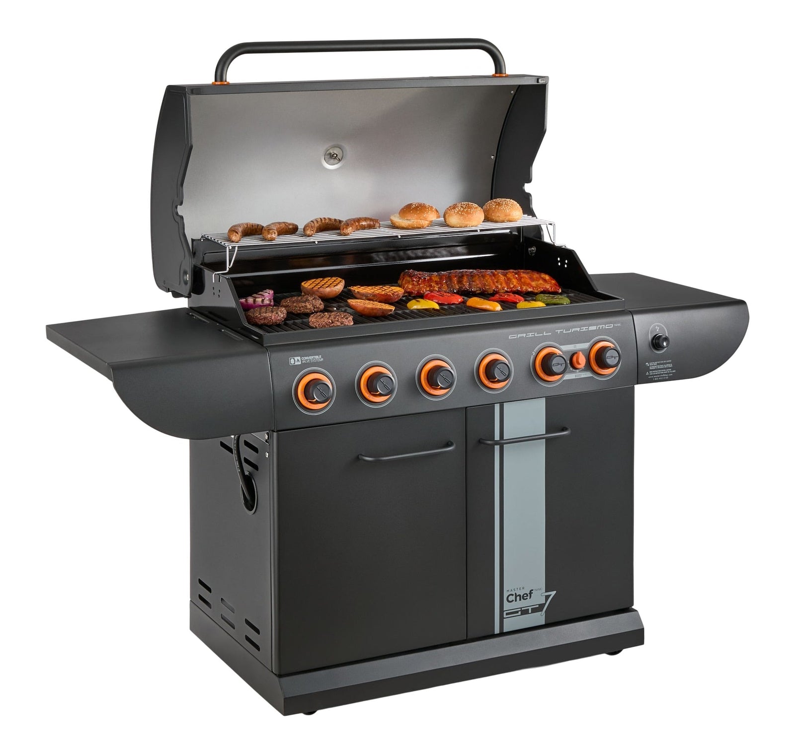 Grill Turismo 680 7-Burner Convertible LP Gas BBQ H6T8 - product image 3