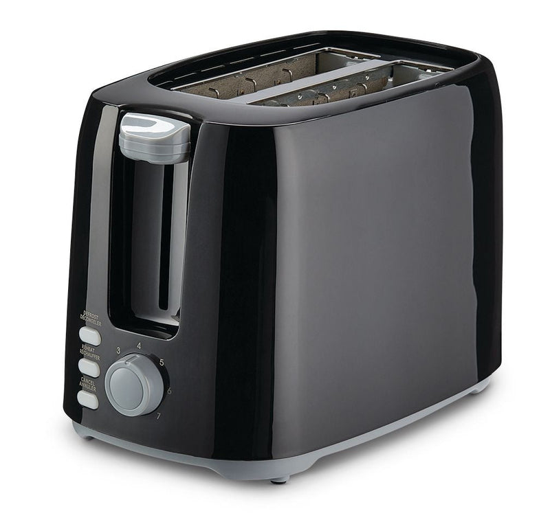 Wide Slots Toaster with 7 Settings, Black, 2-Slices Y8P5