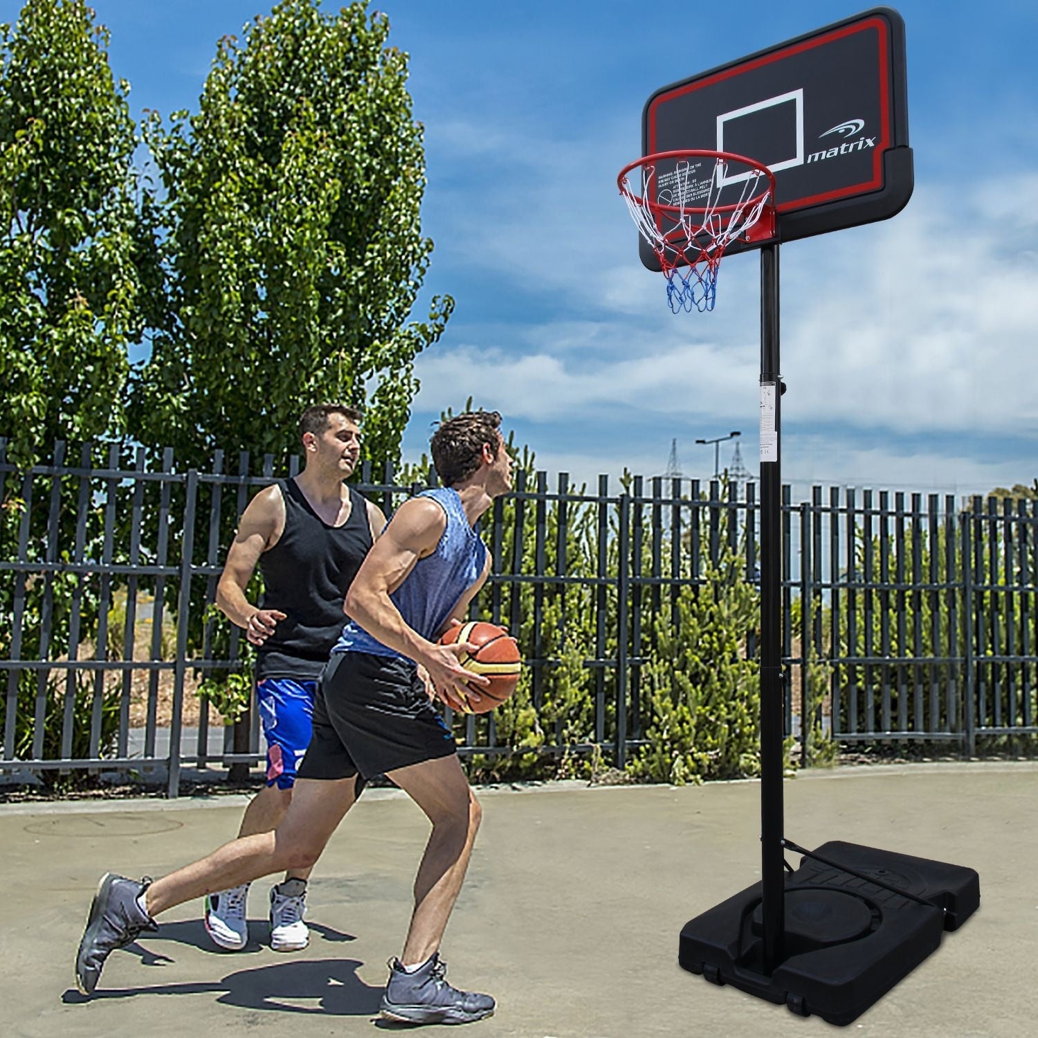 Classical Portable Adjustable Basketball System, 44-in D7U7 - product image 7