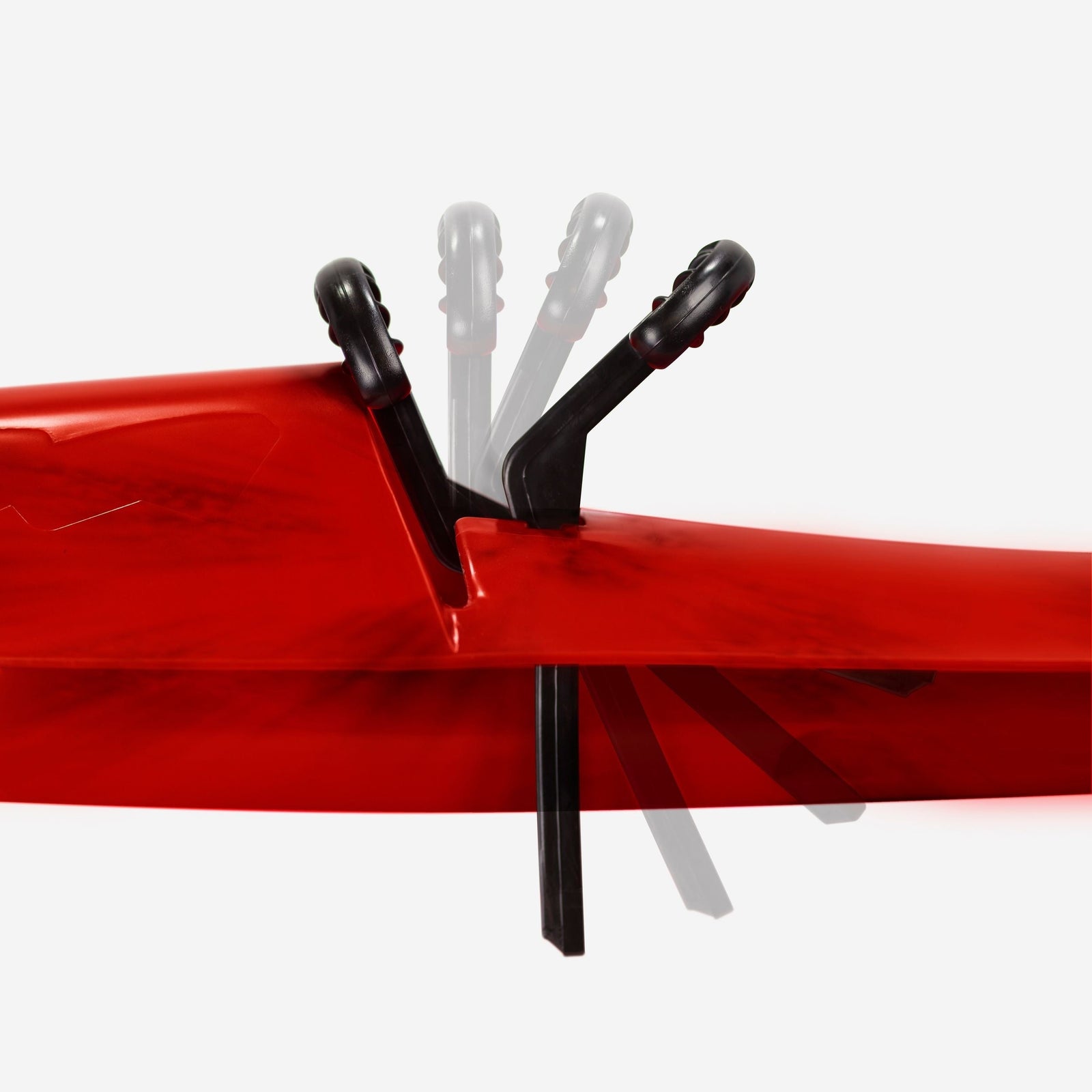 Blitz Kids' 1-Person Plastic Winter Snow Sled/Toboggan with Brakes & Tow Rope O3T5 - product image 4