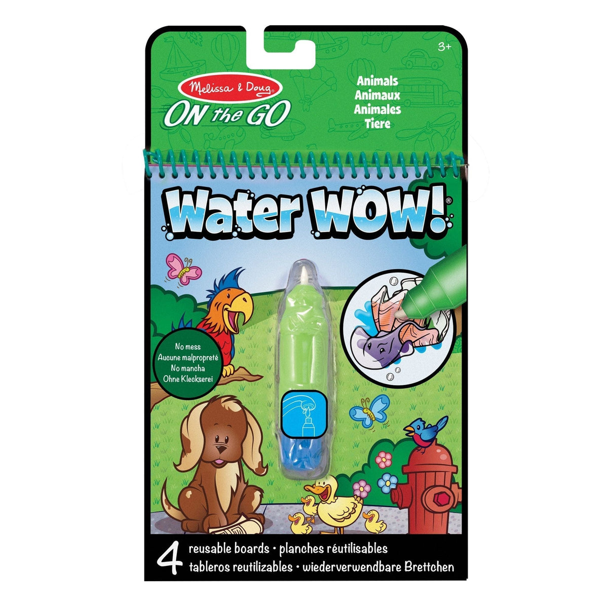 On the Go Water Wow! Reusable Water-Reveal Activity Pad - Animals W7V8 - product image 1