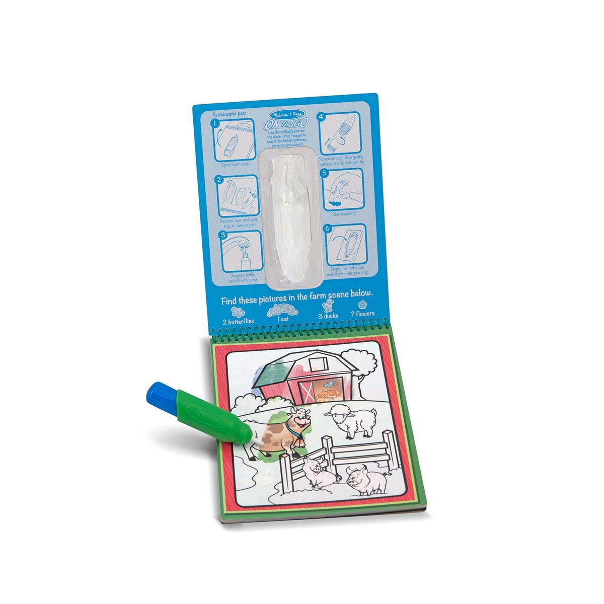 On the Go Water Wow! Reusable Water-Reveal Activity Pad - Animals W7V8 - product image 4