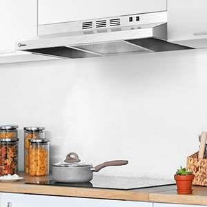 Basic 200 CFM Under the Cabinet Kitchen Exhaust Fan Range Hood, Stainless Steel, 30-in D6B0 - product image 7