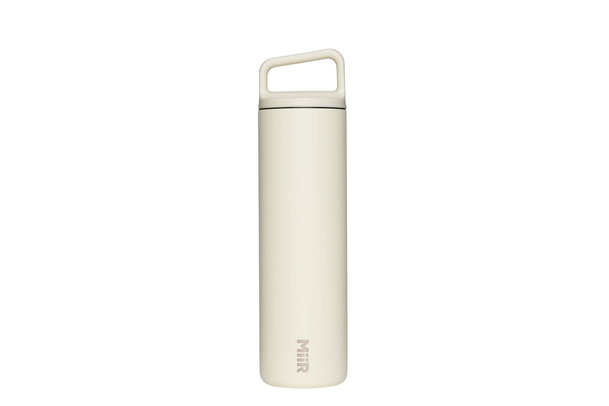 Wide Mouth Stainless Steel Insulated Travel Water Bottle, Sandstone White, 20-oz B5Z6 - product image 1