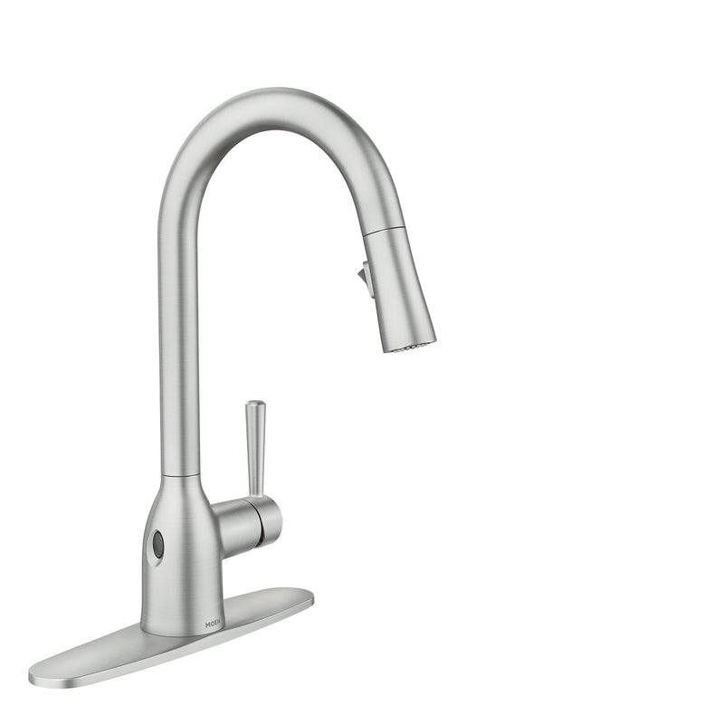 Adler Single Handle Kitchen Faucet with Motionsense, Spot Resist Stainless K0J6