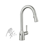 Adler Single Handle Kitchen Faucet with Motionsense, Spot Resist Stainless K0J6 - product image 5