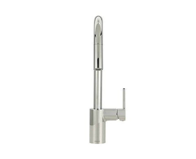 Align Single Handle Modern Pull Down Sprayer Kitchen Faucet with Reflex & Power Clean, Chrome W0Y7