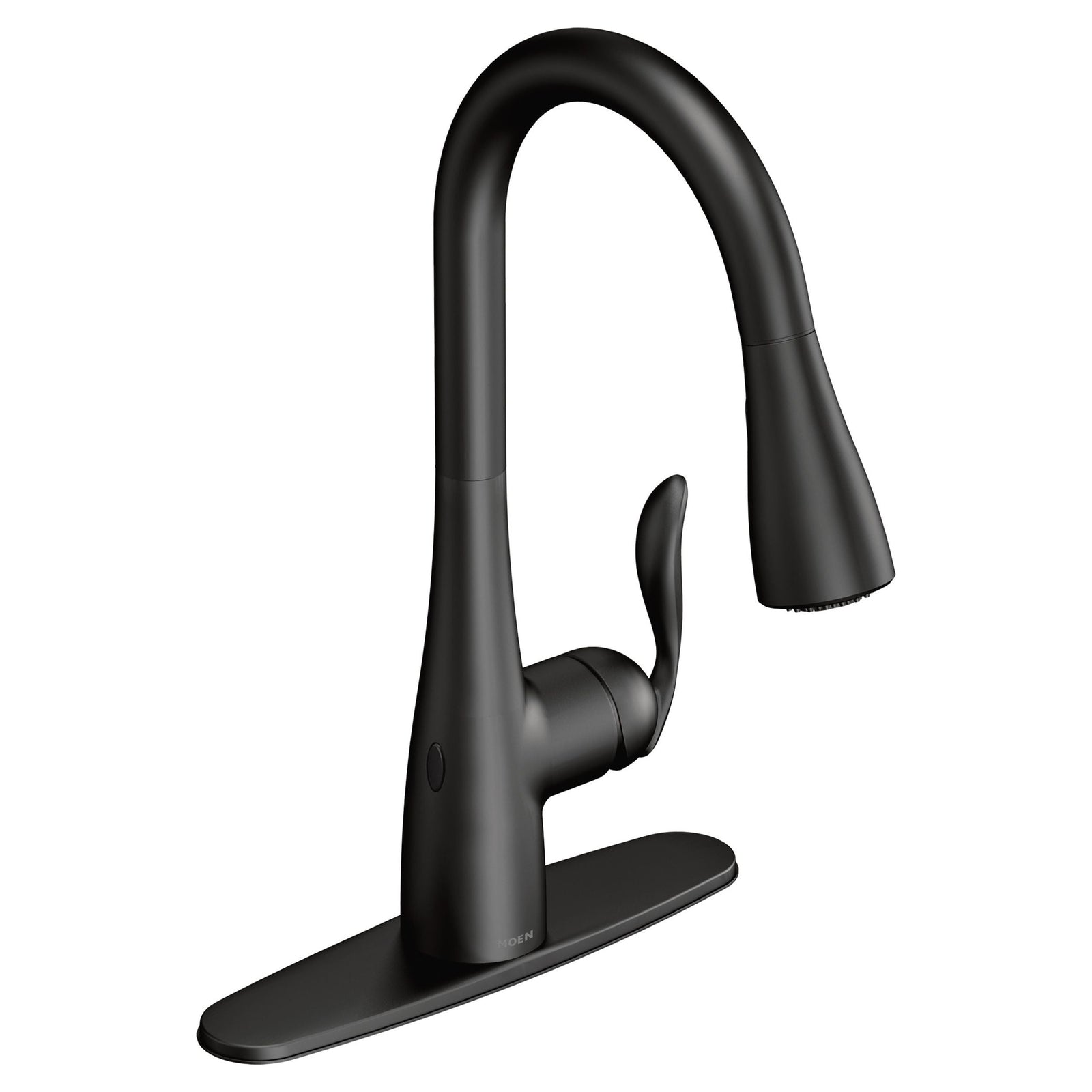 Arbor Single Handle Touchless Pull Down Sprayer Kitchen Faucet with MotionSense & Power Clean, Matte Black P6S3 - product image 1