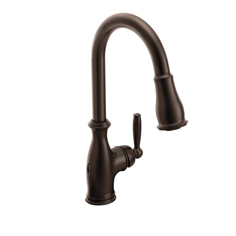 Arbor Single Handle Touchless Sprayer Kitchen Faucet with MotionSense & Power Clean, Oil Rubbed Bronze I9V9