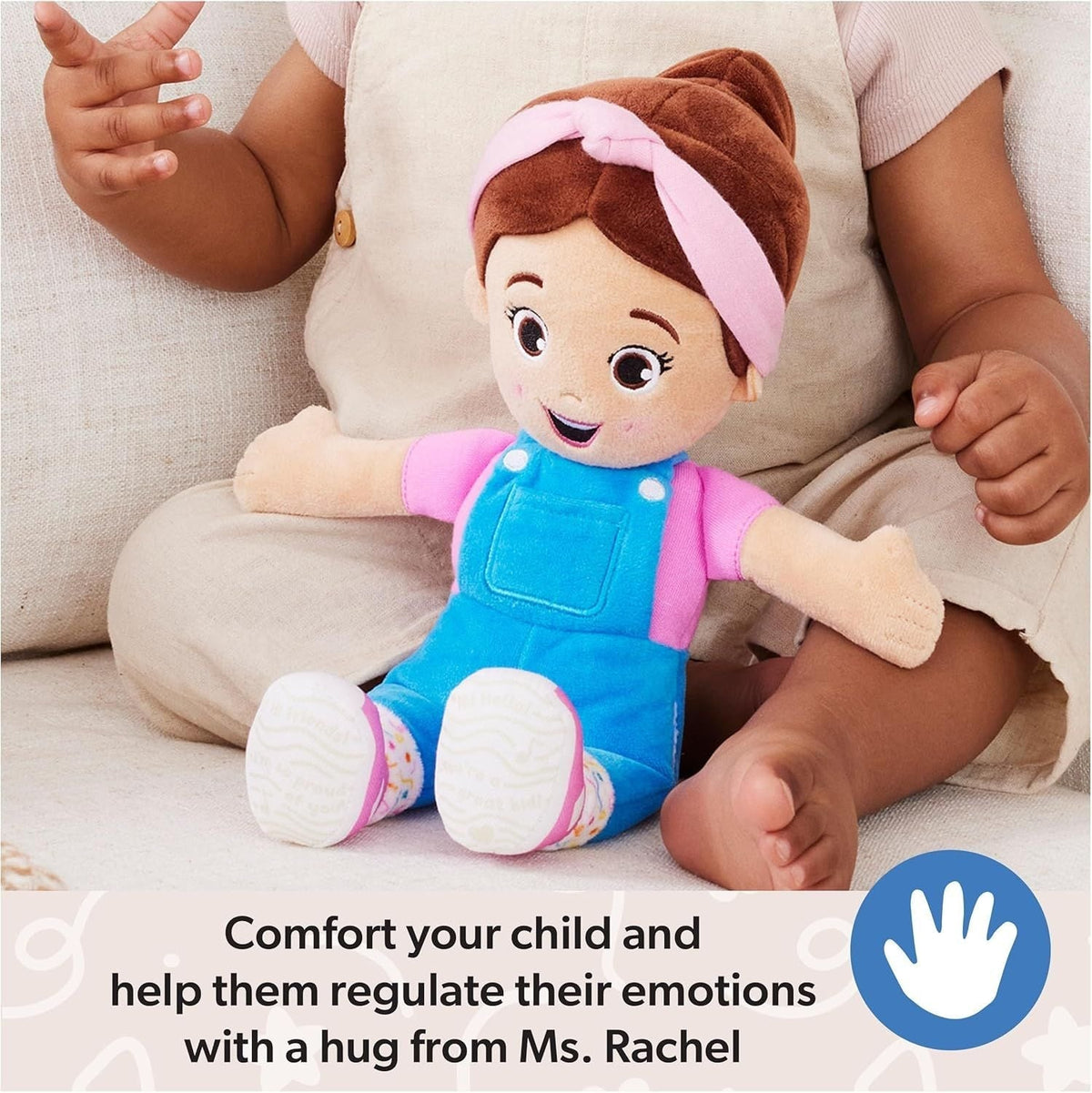 Rachel Cuddle & Comfort Doll 11-in Premium Plush, Ages 6 Months to 3+ A7H4 - product image 1