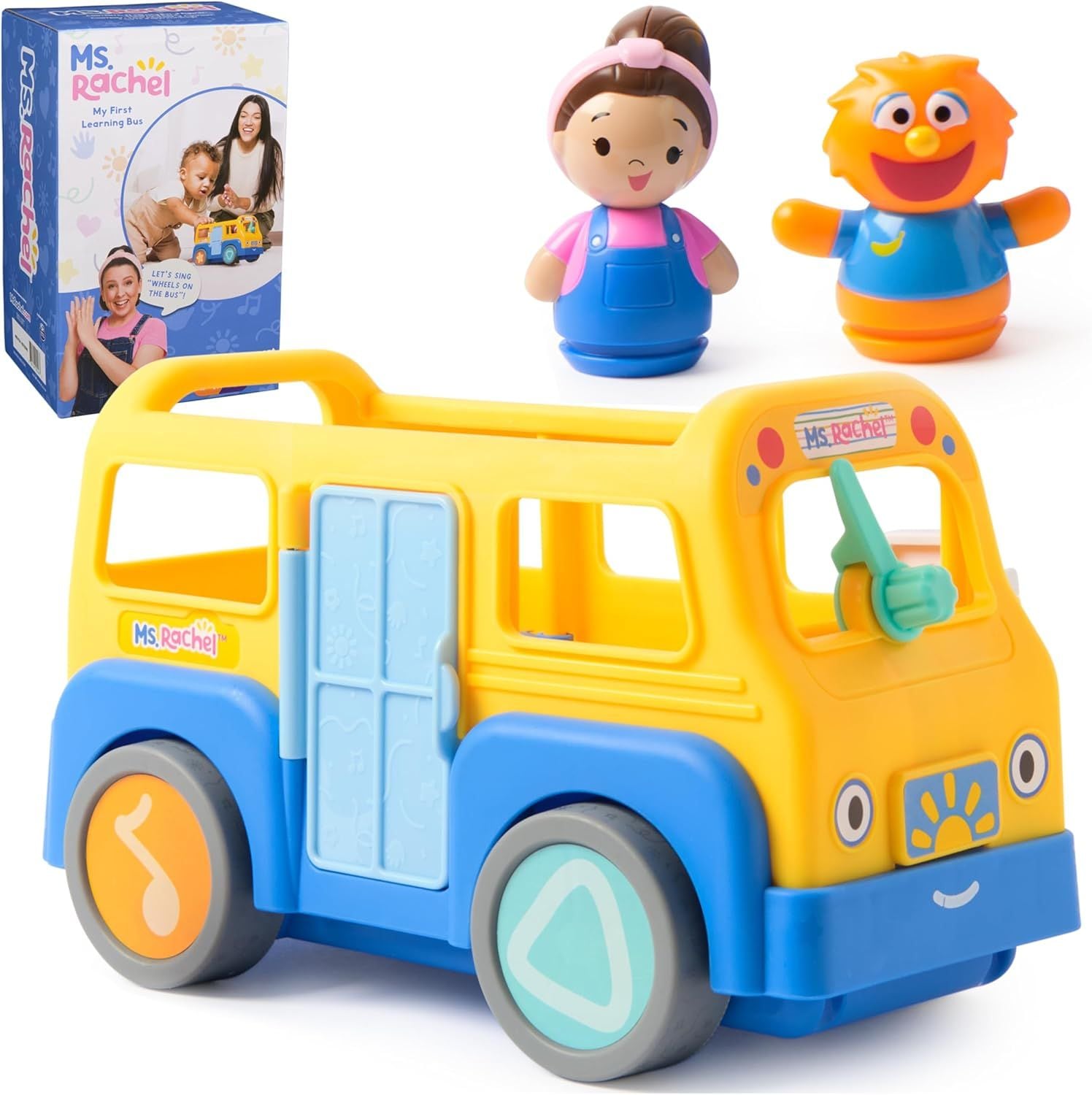 Rachel My First Learning Electronic School Bus with 2 Figures, Music & Sounds Playset, Ages 1+ L9V1 - product image 1