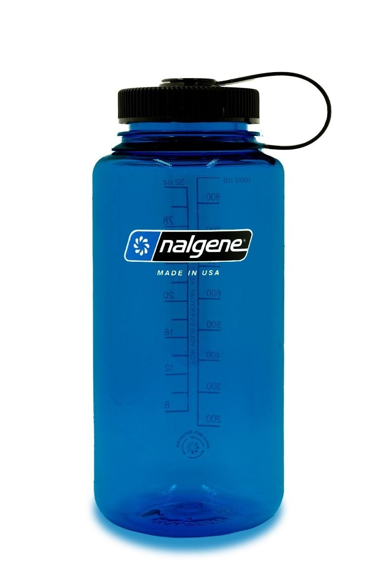 Sustain Wide Mouth Water Bottle, Slate Blue, 32-oz F6Z0