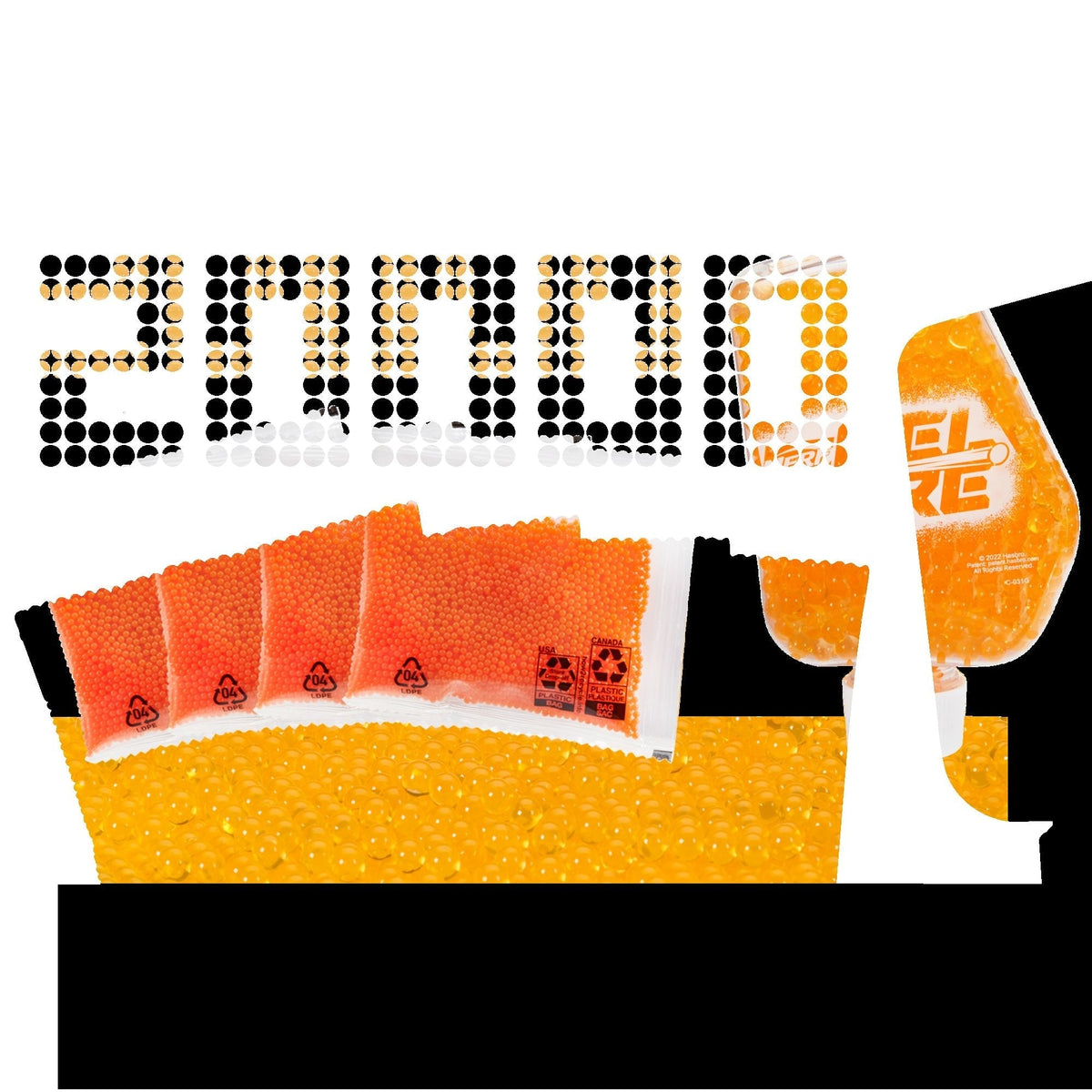Pro Gelfire Orange Hopper+ with 20000-Round Refill H4E6 - product image 3