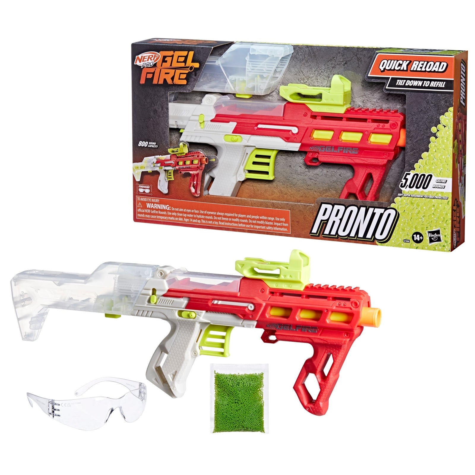 Pro Gelfire Pronto Blaster with 5000 Gelfire Rounds S0K6 - product image 1