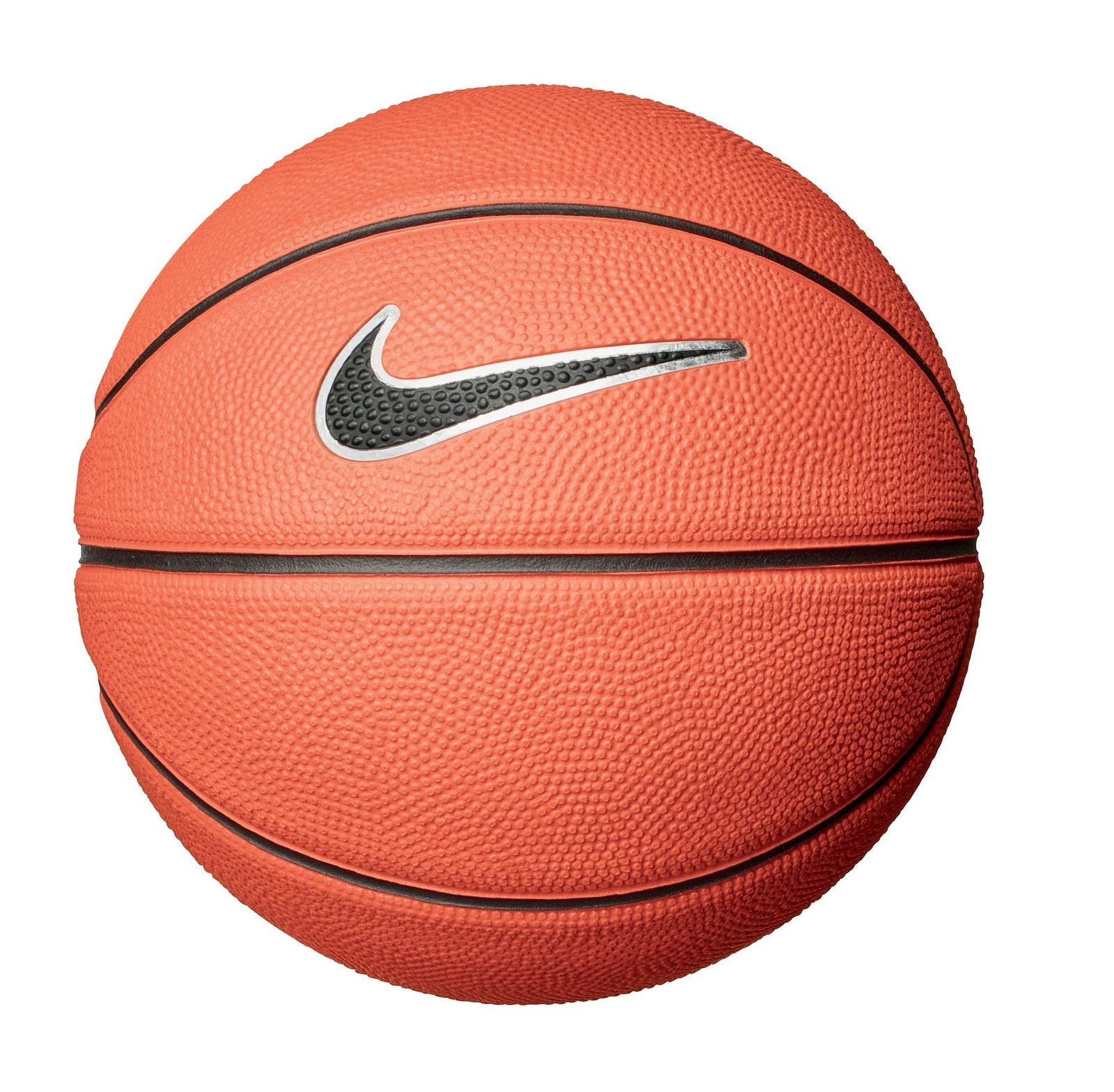 Skills Mini Kids' Indoor/Outdoor Rubber Basketball, Size 3 (22.5-in), Amber/Black/White S6K5 - product image 2