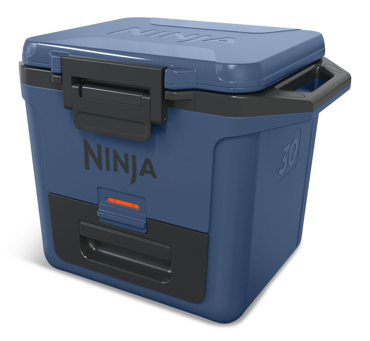 FrostVault 30-Quart Portable Hard Cooler with DryChill Drawer, 28-L, Blue W0W8 - product image 1
