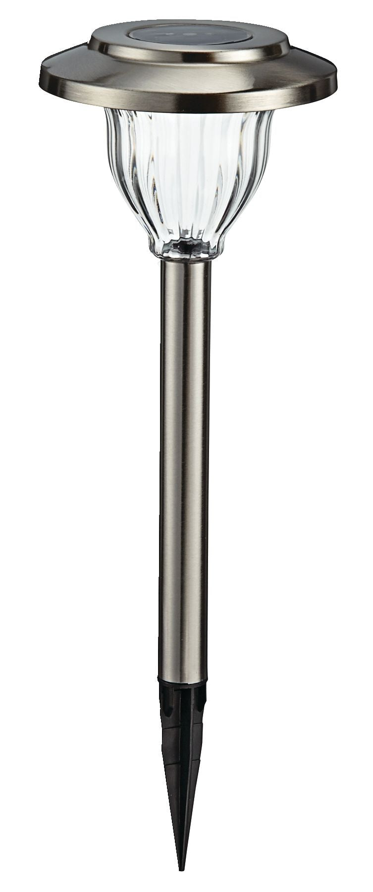 Outdoor Pure White LED Solar Stainless Steel Garden & Pathway Stake Lights, 10-Pk V9V0 - product image 1