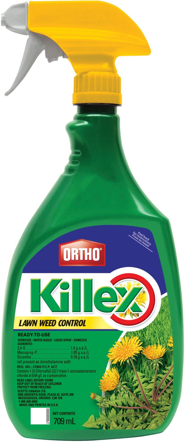 Killex Ready-to-Use Lawn Weed Control/Killer, Herbicide, 709-mL W0P6 - product image 1
