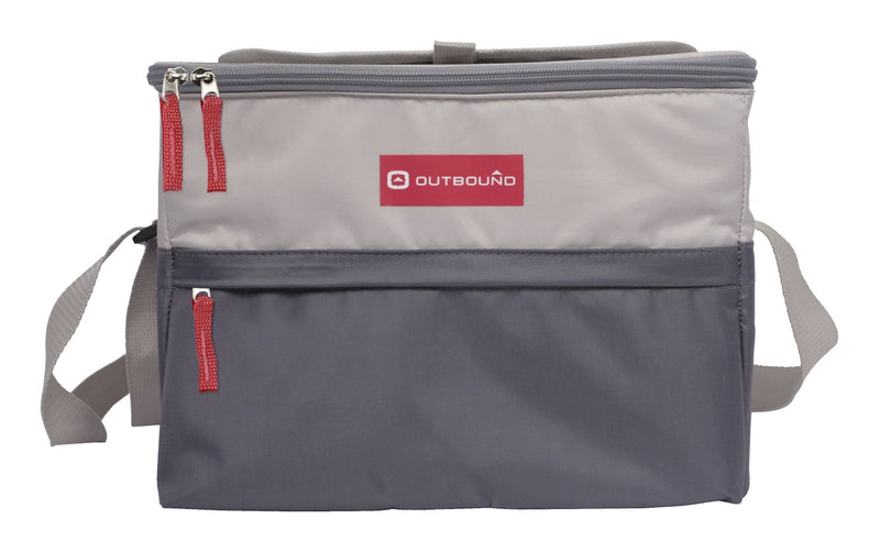 12-Can Soft Cooler With Hard Liner, Grey V6M6