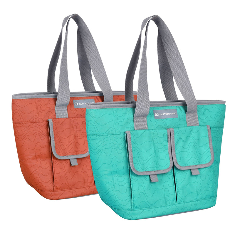 Beach Tote Insulated Soft Cooler, 24-Can B7X3