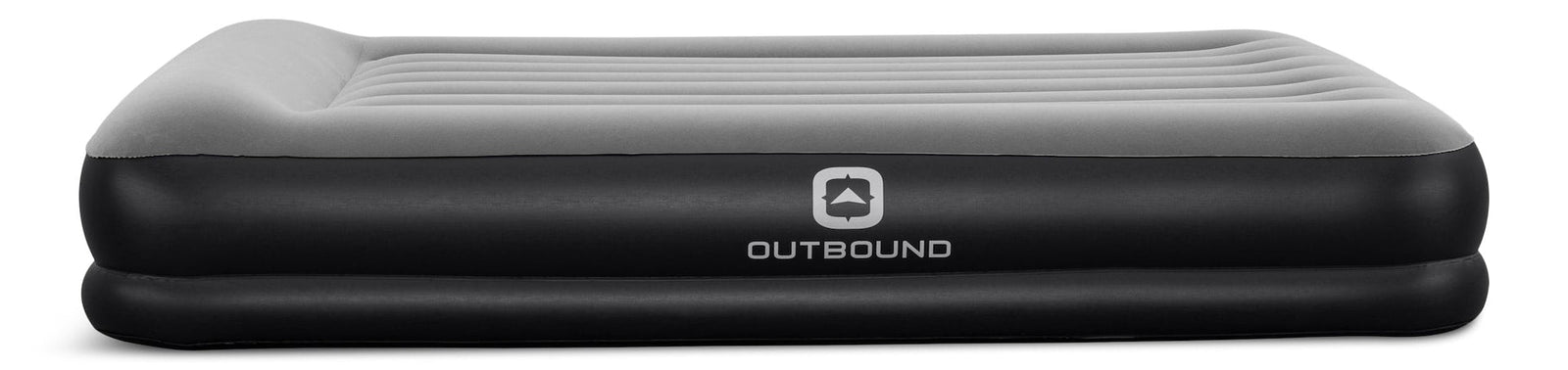 Double High Flocked Airbed, Queen, Grey G8N3 - product image 1