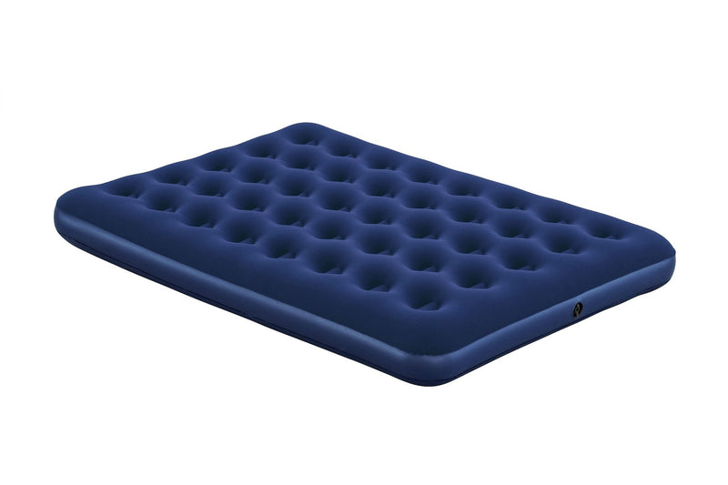 Double Single-High Inflatable Air Mattress/Airbed with Flocked Top & Repair Kit H0U7