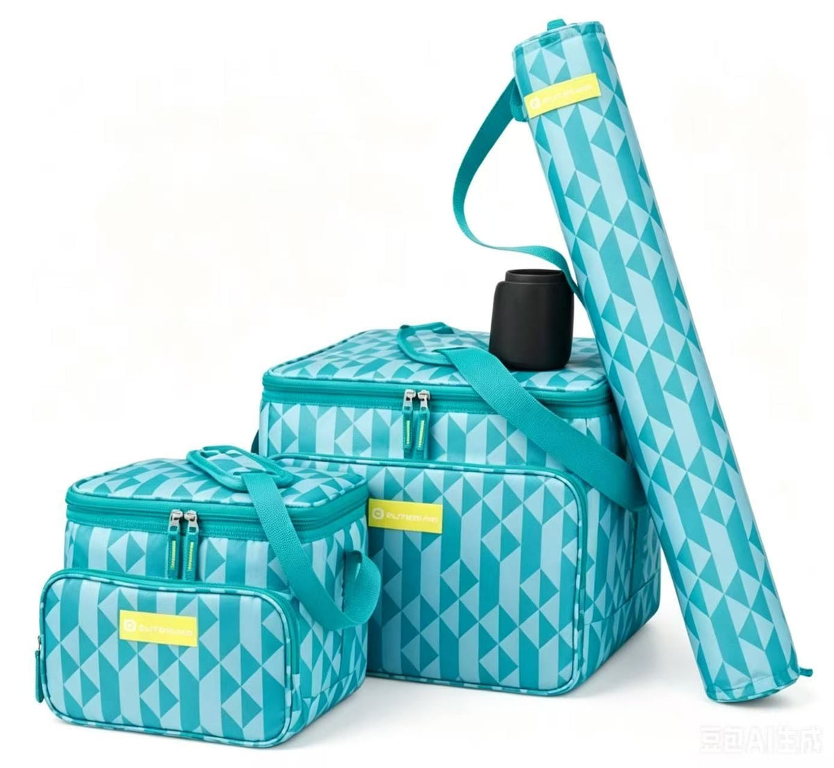 Picnic Soft Cooler Set, Pattern, 3-pk V4S5 - product image 1