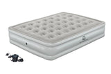 Queen Flocked Double-High Inflatable Air Mattress/Airbed with 110V Pump & Carry Bag D3A0 - product image 1